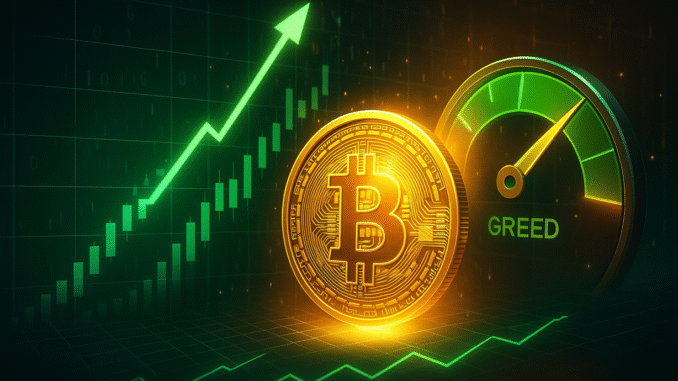 Bitcoin Sentiment Turns Greedy Again—Time To Be Cautious? Bitcoin