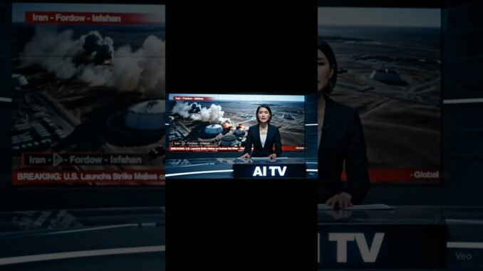 Breaking News: US Airstrike on Iran Nuclear Facilities #breakingnews #usmiliytery #ainews