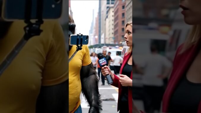 Buddy got a little scared #news #ai #city #street