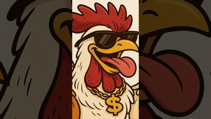 Buy Che Cock Coin on pumpfun Live stream  #funny #birds #rooster #comedy #love #ayamwarnawarni