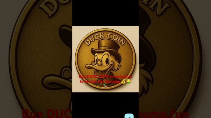 Buy DUCK COIN on pump fun to be rich like Scrooge #duckcoin