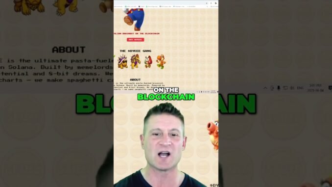 Bye Coin  Solana's Ultimate Pasta Fueled Meme Coin!