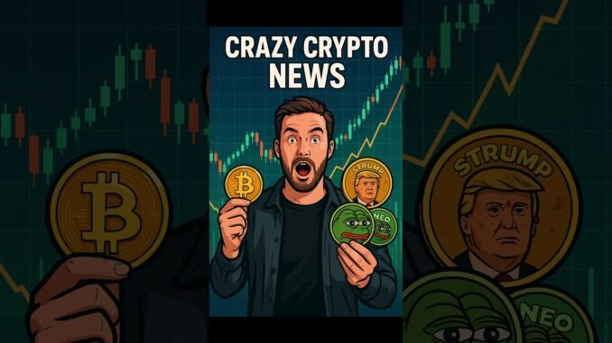 CRAZY CRYPTO NEWS🔥Bitcoin Pumps 💸 TRUMP Coin & Pepe EXPLODE#bitcoin #trumpcoin #cryptonews #pepe
