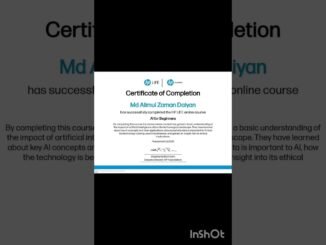 Certificate of Ai for Beginners | HP Life