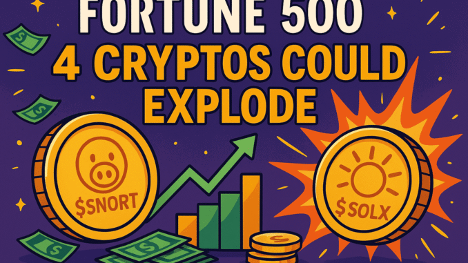 Coinbase Reports 67% Yearly Rise in F500 Blockchain Use – Fortune 500 4 Cryptos Could Explode-min