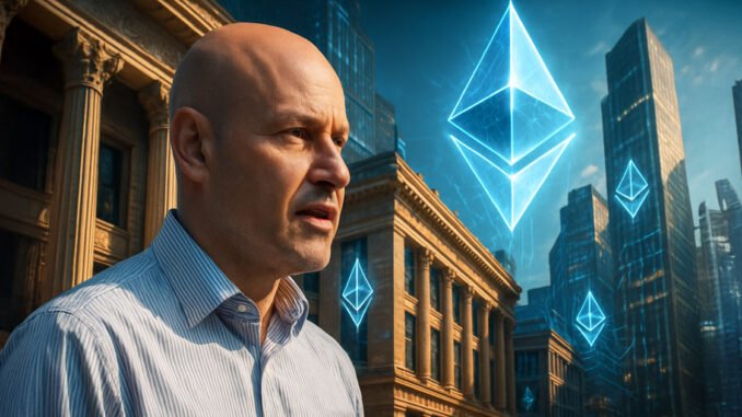 Consensys CEO Joe Lubin envisions Ethereum anchoring global finance, surpassing Bitcoin