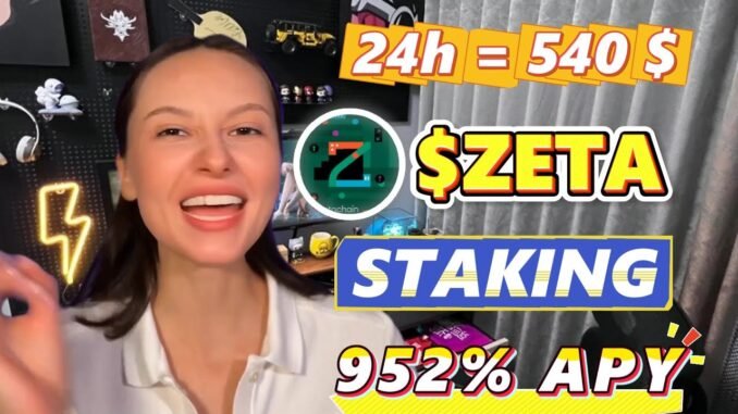 Crypto Bull Market Guide: Stake ZETA Token Project & Earn 952% APY