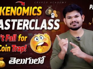 Crypto Tokenomics Masterclass 🔥 From ₹1 Coins Secrets – Full Guide in Telugu | Crypto Academy Telugu