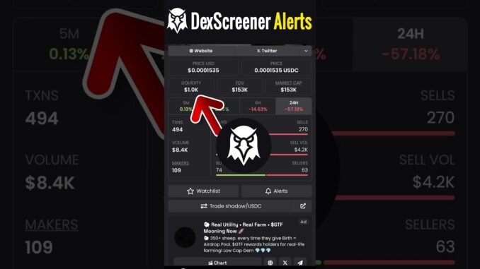 DEXScreener Alert Tab Crypto Traders ka Secret | Dexscreener Price Alert | Dex Screener Filters Sol