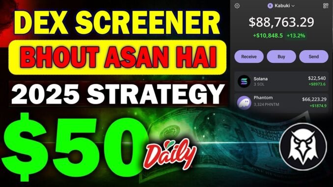 Dex Screener Best Strategy - Dexscreener Win Win Strategy - How to Tade on Dexsreener - Memecoins