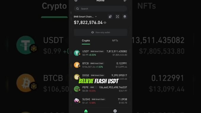 Flash USDT guide 2025 #crypto #usdt #shorts #NEWS #cyrptonews