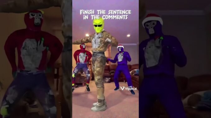 Forest Guides After… #gorillatag #gtag #vr #trending #shorts #ai #funny