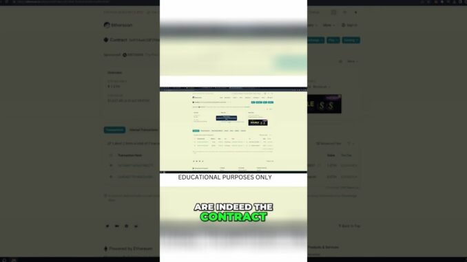 Funded Smart Contract: Ethereum Verification Guide on Etherscan!
