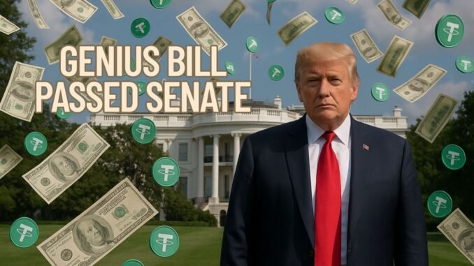 GENIUS Bill Passed Senate as Bessent Predicts $2T Stablecoin Market; Best Wallet Shines
