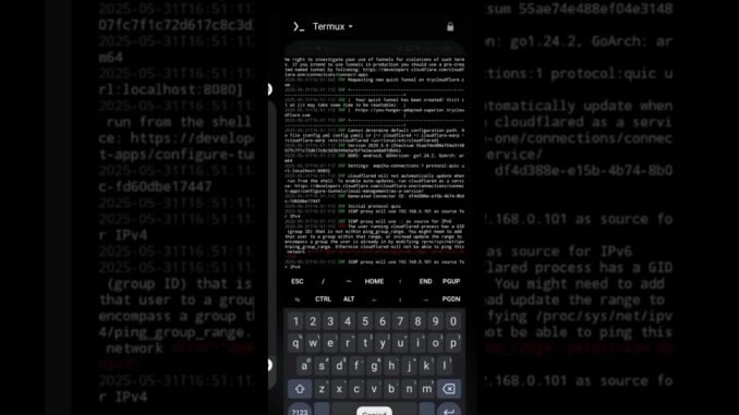 GLIMPSE OF HOW SERVERS WORK AND CREATING YOUR OWN SERVER ON MOBILE.  #tech #creatingserver#web3