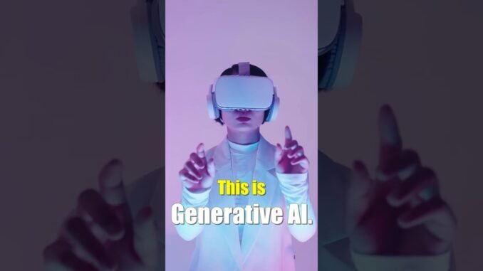 Generative AI in 60 Seconds 🔥 Why It’s Everywhere in 2025 #shorts #generativeai #shortsfeed