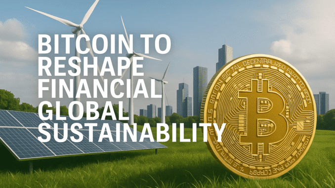 Bitcoin to reshape financial global sustainability-min
