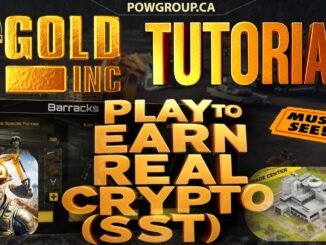 Gold Inc. Play 2 Earn Real Crypto: How 2 Play - Web3 Game & Earn SST Token