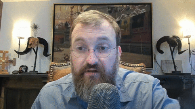 Cardano news Charles Hoskinson