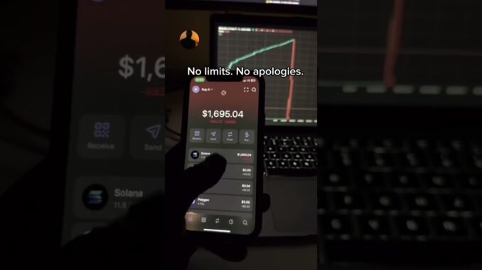 How I Turned $1,695 Into $10,534 With Crypto #crypto #solana #dexscreener