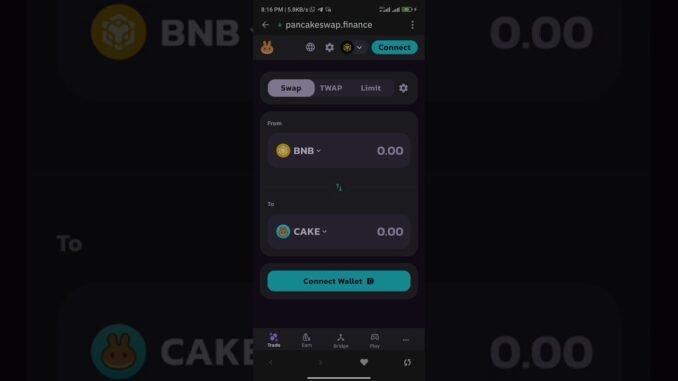 How To Connect TRUST WALLET To PANCAKESWAP AND IMPORT TACC COIN #tacc #trading #crypto #trustwallet