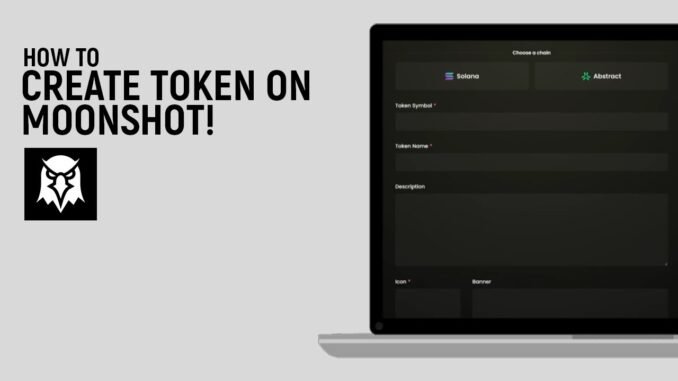 How To Create Token On Dexscreener Moonshot [easy]