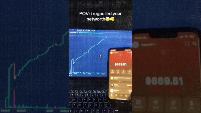 How to Rug pull $18k about 13 mins #solana #rugpull #dexscreener #casino