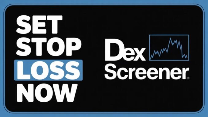 How to Set a Stop Loss on DEX Screener | Complete Trading Guide 2025