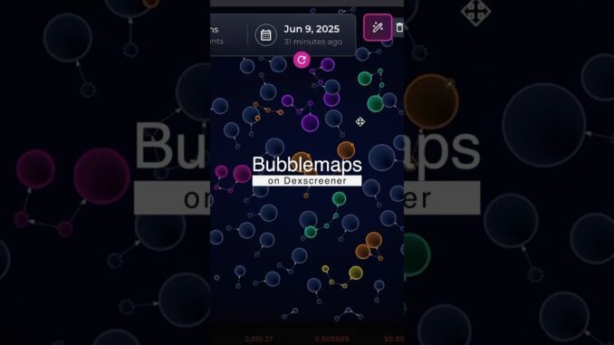 How to onchain? Bubblemaps on Dexscreener #shorts #onchain