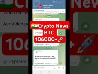 🇮🇳INDIA Crypto News Today & Bitcoin Technical Analysis Again 106000+🚀 BTC Live Chart | CRYPTO DANKA