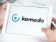 Komodo Logo on a white tablet