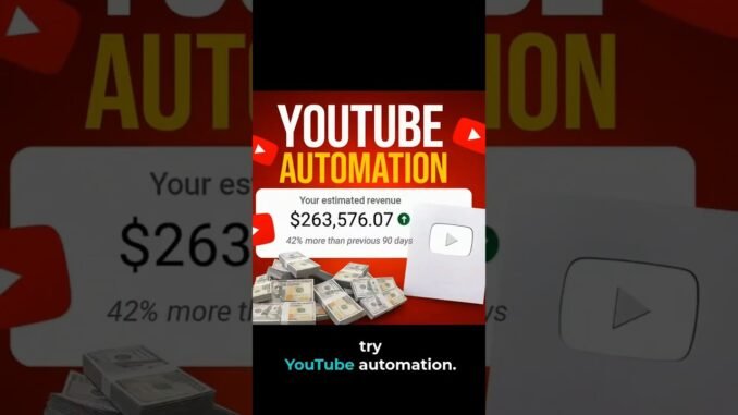 Monitize  YouTube channel in a few days| YouTube automation guide|#ai #automation #shorts #monitized