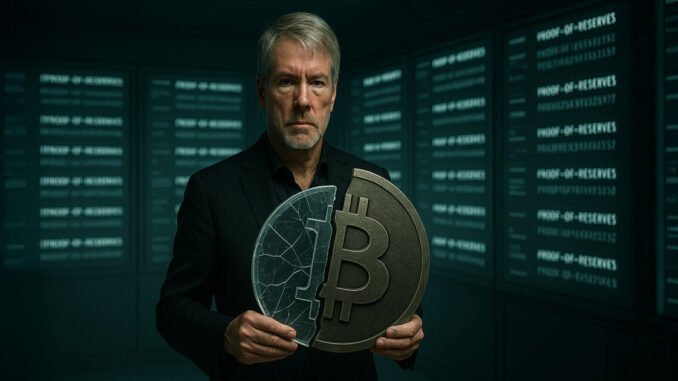 Proof-of-Reserves: Is it applicable to MicroStrategy?