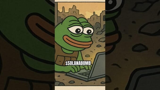 Pumpfun meme coin $SOLANABOMB community in description #pump.fun #pumpfun #memecoin #dodge #solana
