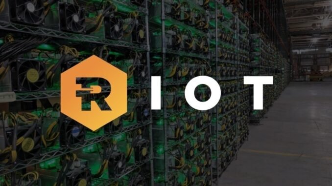 Riot Platforms Reports Significant Bitcoin (BTC) Production Increase in May 2025