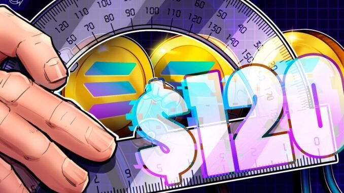 SOL Risks $120 Retest Despite Bullish Onchain Data