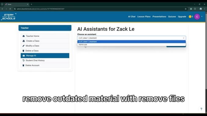 STEAM-4-Schools Manage AI Guide