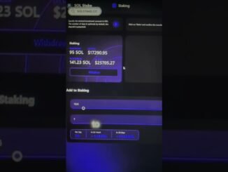 Set it. Forget it. Profit it 🔄 #staking #solana #crypto #web3 #money