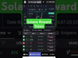 Solana reward token 10% FREE Sol for holding
