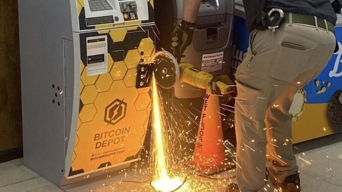 Texas Sheriffs Crack Bitcoin ATM With Power Tools to Retrieve $32,000