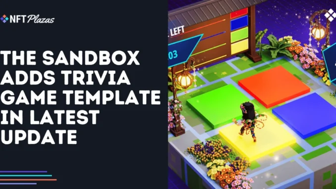 The Sandbox Adds Trivia Game Template in Latest Update