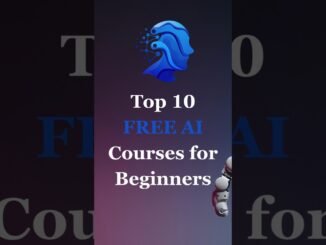 Top 10 free AI course for Beginners #softwareengineer #engineer #shorts #viralvideo #ai #begginers