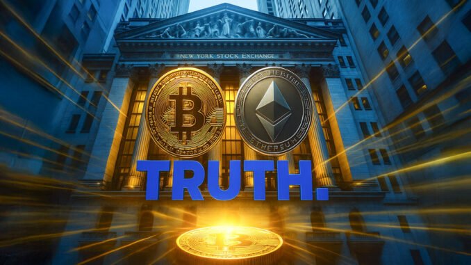 Trump Media files for Bitcoin and Ethereum ETF