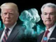 Trump slams Powell’s rate stance as BTC price flatlines