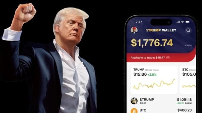 Trump's son confirms team is launching a crypto wallet, denies link to circulating website