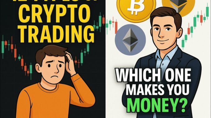 Types of Crypto Trading Explained | Beginners Guide to Making Money in Crypto!