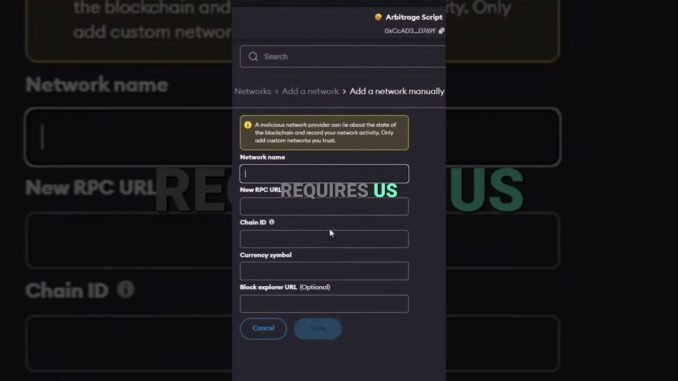 Unlock New Crypto Networks: Easy MetaMask Manual Setup Guide!