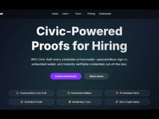 Vouchlancer x Civic Auth — One-Click Web3 Wallet, DIDs & Instant Skill-Pass VC