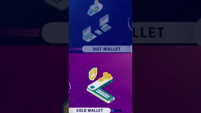 What is crypto wallet?  And it’s types in a one minute guide! #cryptowallet #crypto #cryptourdu