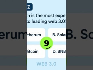 Which is the most expensive crypto leading web 3.0? #reels #web3 #quiz